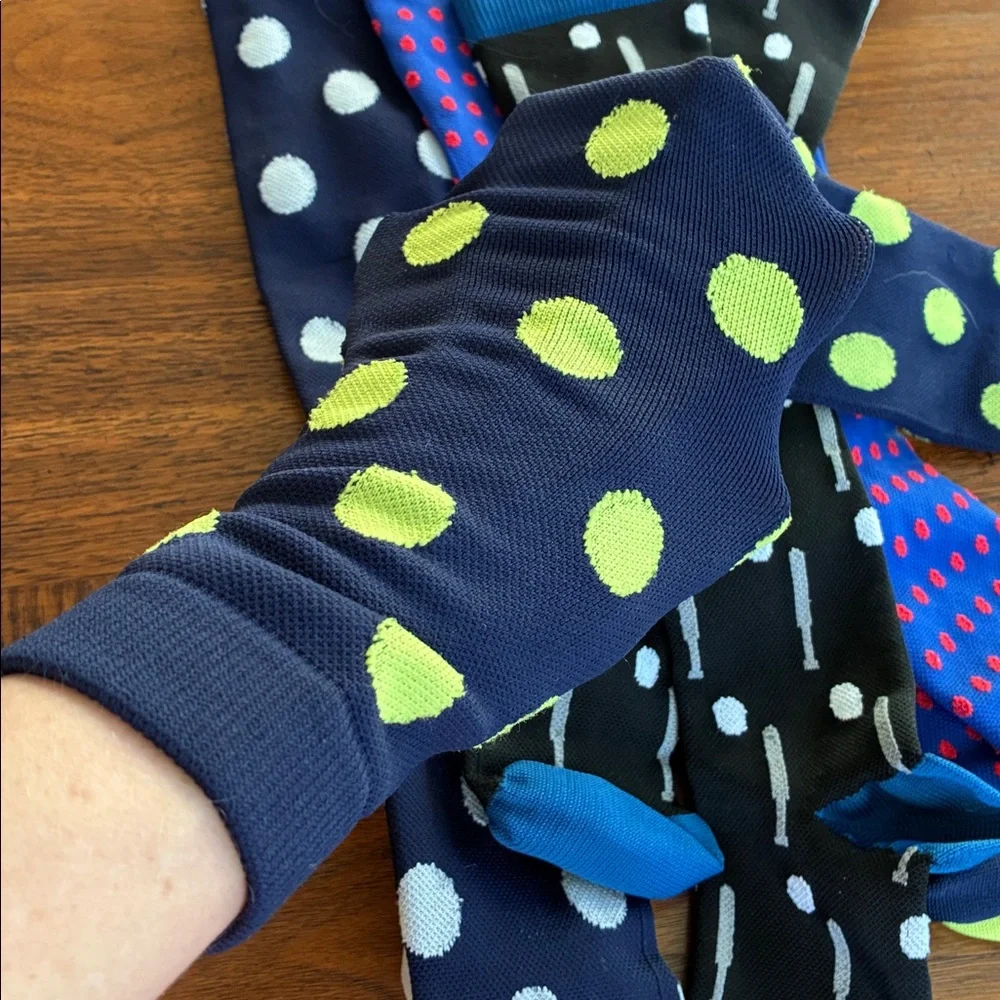 (4 pair) Compression Socks Small Navy - Picture 9 of 10